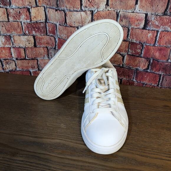 Adidas Performance Superstar White/ Metallic Size 8.5 - Picture 7 of 9